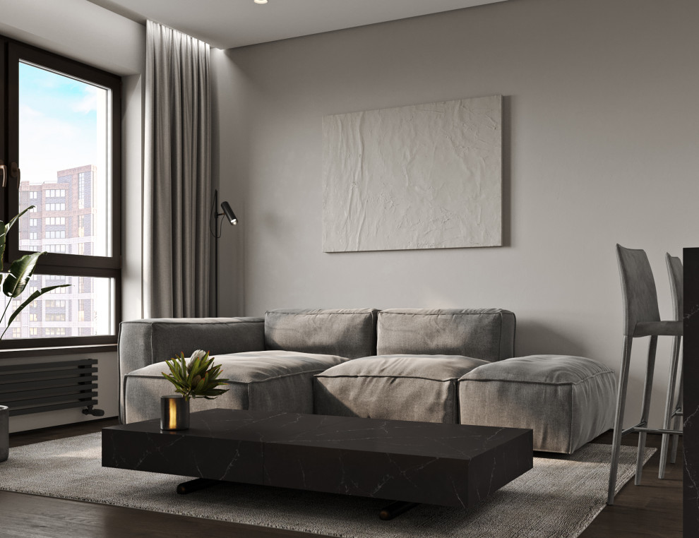 Кухня-гостиная ЖК "Жулебино парк"