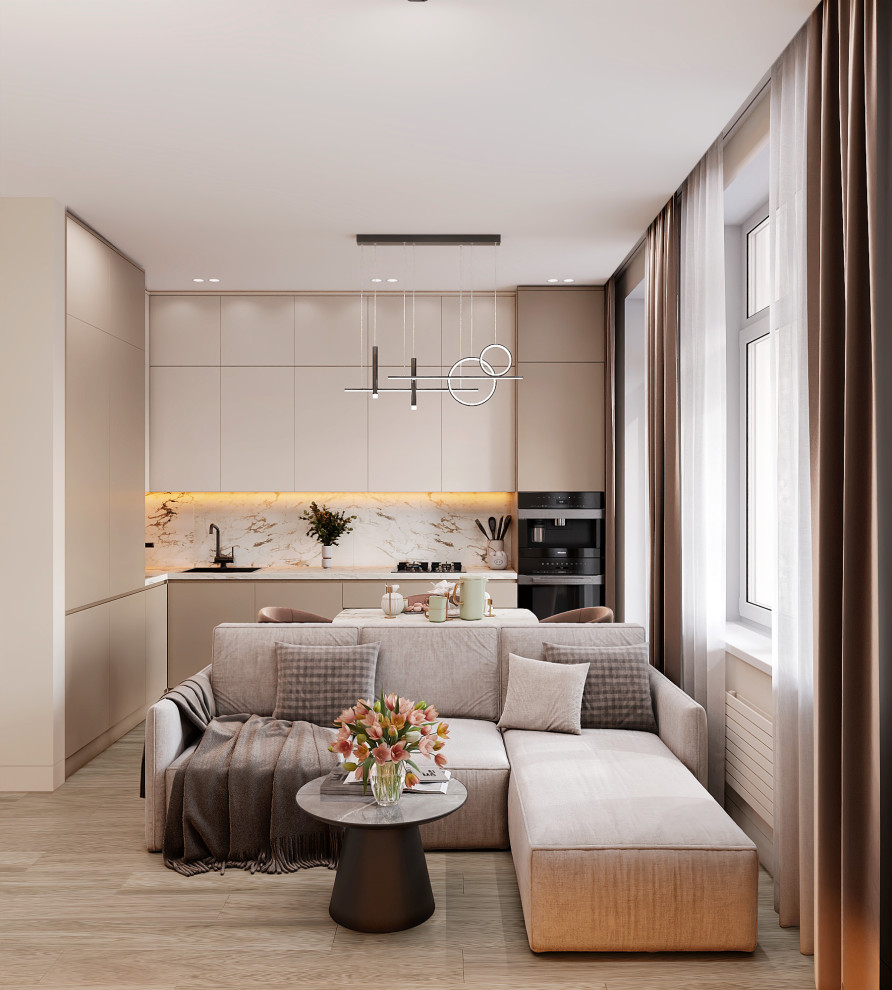 Дизайн проект Московской квартиры для семьи с сыном