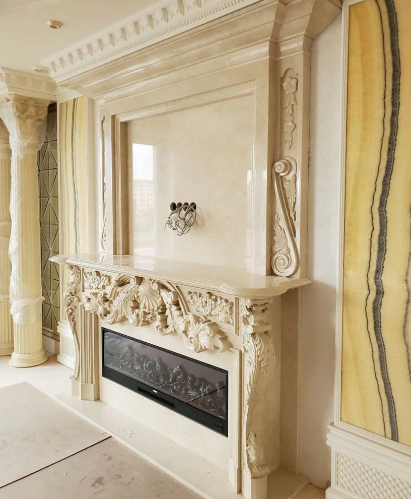 Столешницы, камины и декор из мрамора