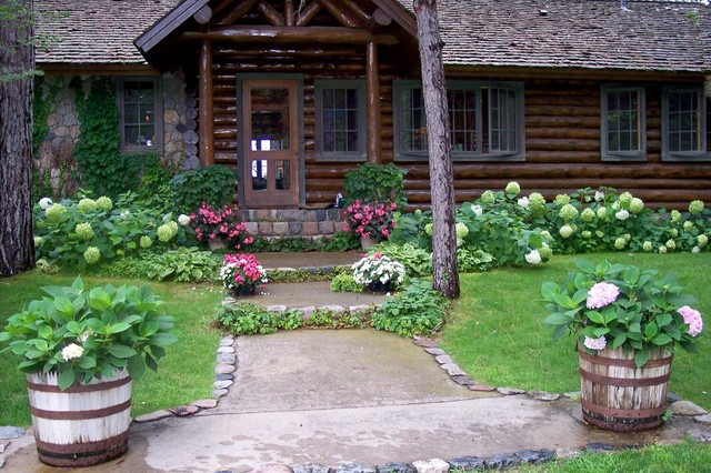 Front Entries Sidewalks Paths And Steps Rustic Garden