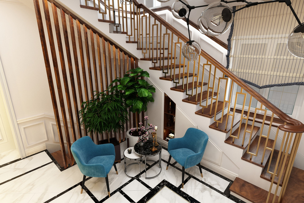 Парадный холл в коттедже