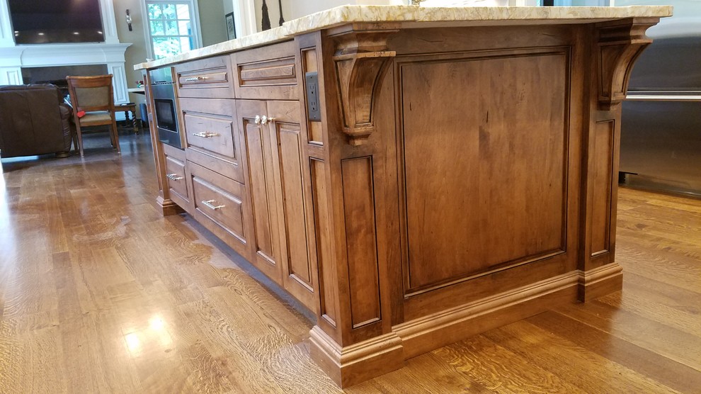 Traditional kitchen in New York.