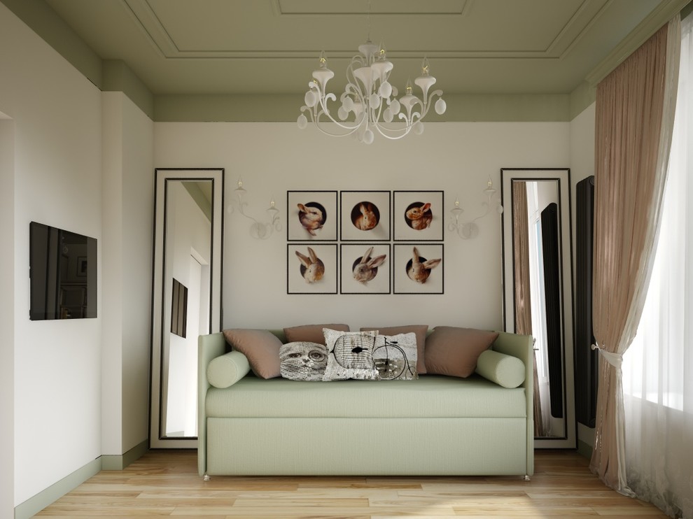 Трехкомнатная квартира в неоклассическом стиле