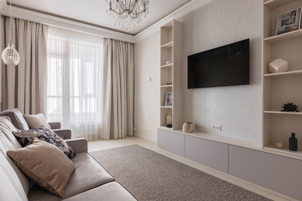 Четырехкомнатная квартира в стиле неоклассика 164 м2