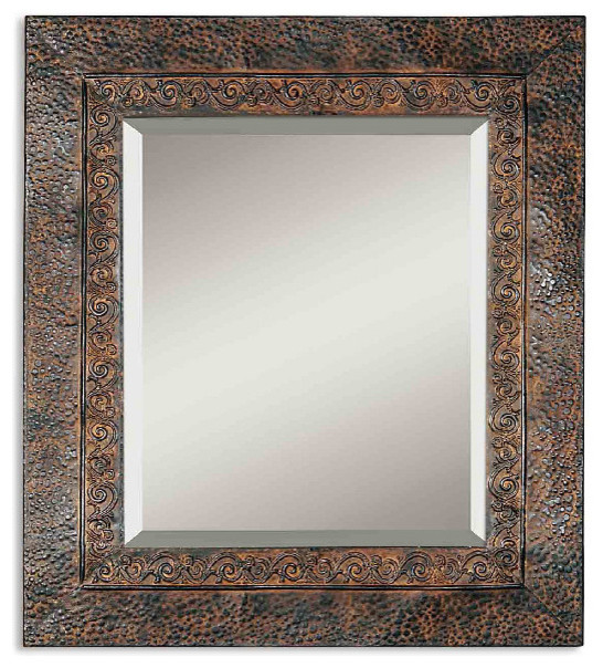 Uttermost 11182 B Jackson Rustic Metal Mirror Traditional Wall