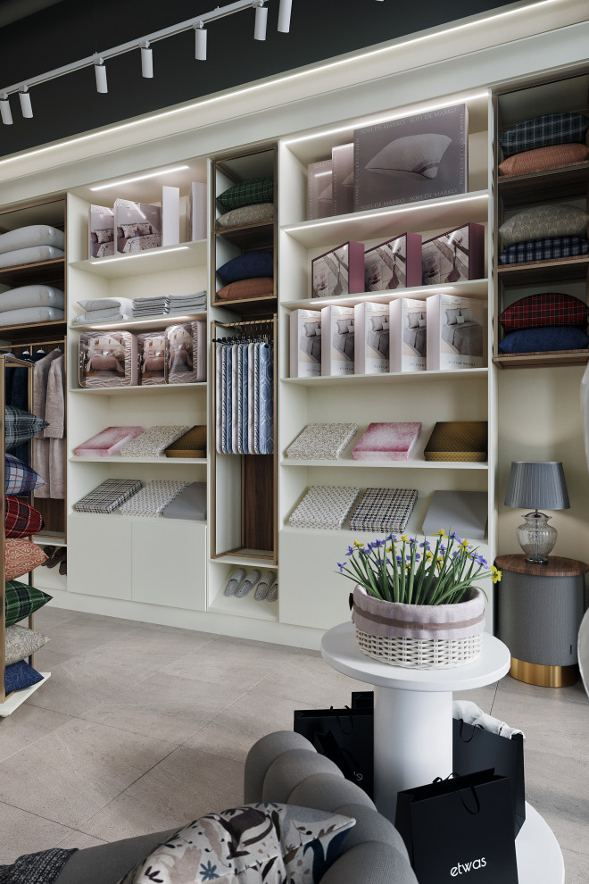 Интерьер магазина домашнего текстиля "ETWAS" - 58,6 кв.м.
