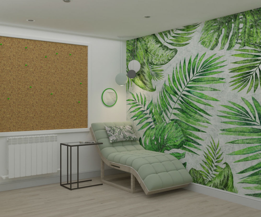 Дизайн-проект  2-го этажа дома в  ДНТ Зеленая поляна