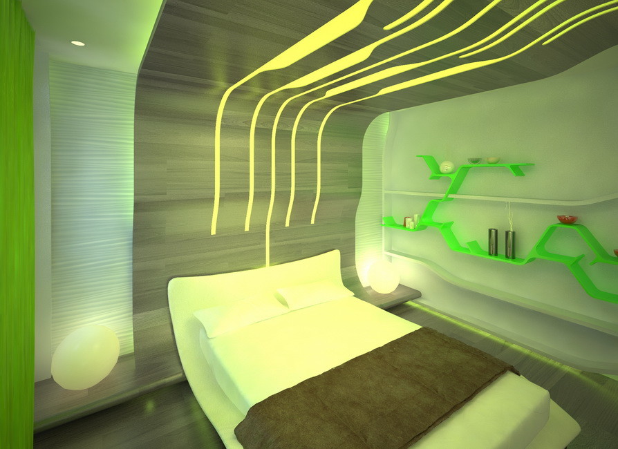 Проект эко интерьера в бионическом стиле