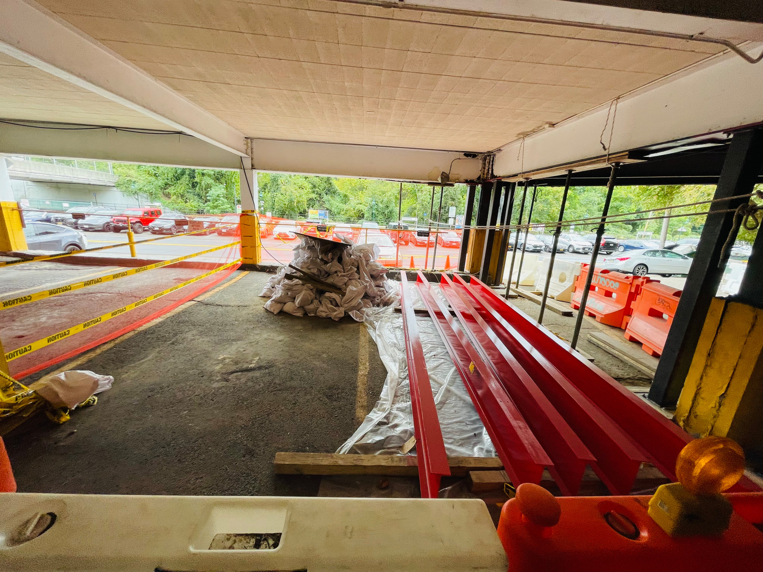Temporary Parking Structure reinforcement