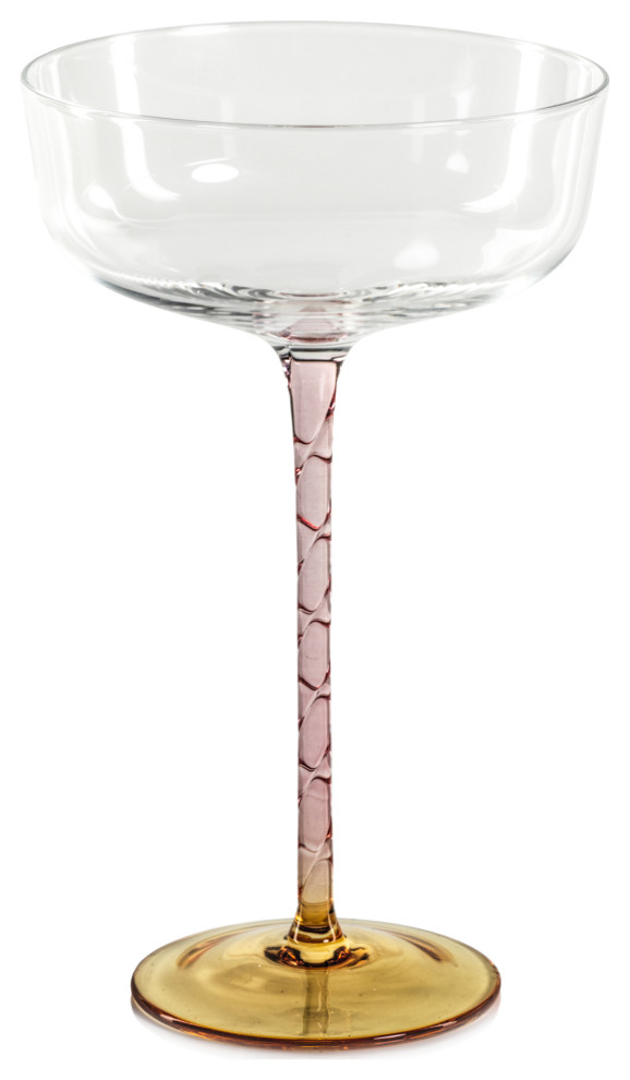 Sachi Cocktail / Martini Glasses, Set of 4 Cocktail Glasses by