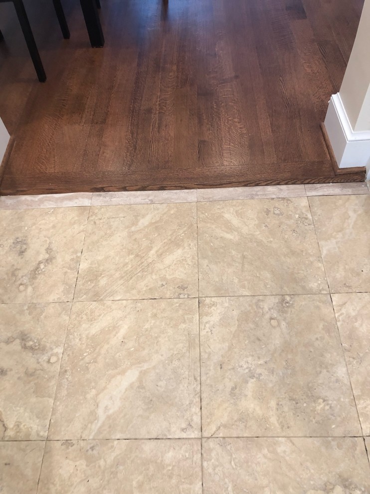 laying hardwood over concrete slab