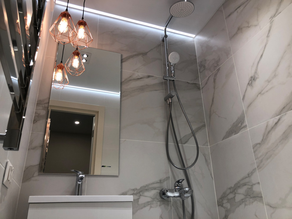 Фото реализации стиля "Пудровый минимализм"