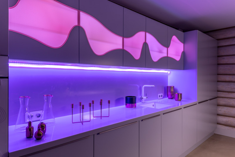 Карим Рашид и Диана Балашова в проекте с потолками Cerutti ST