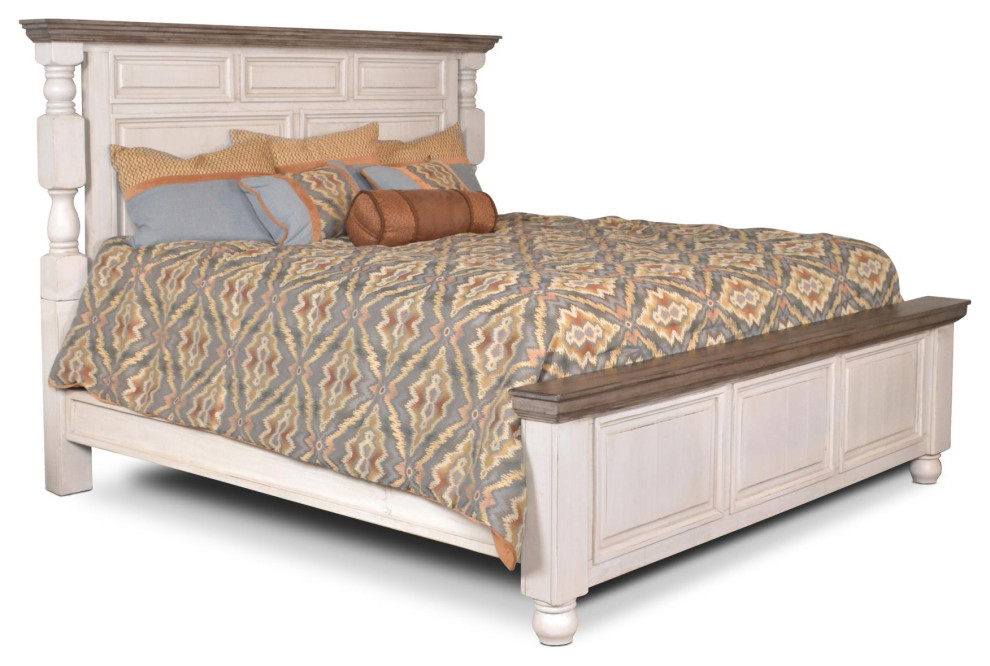 Ashland Bed, Queen French Country Platform Beds by FoxDen Decor