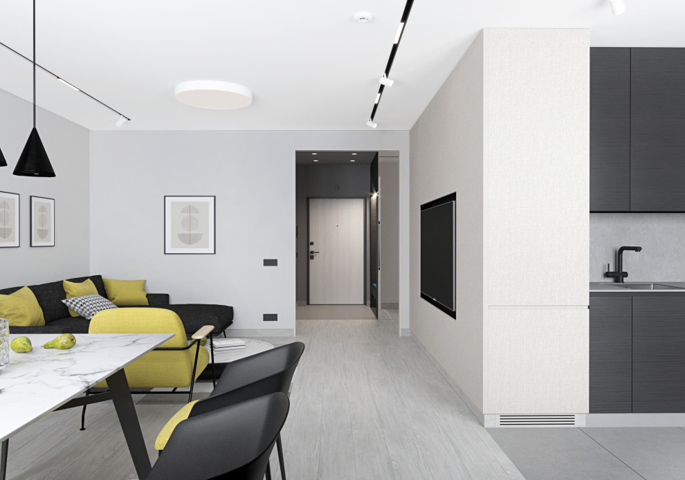 Квартира в монохромной гамме