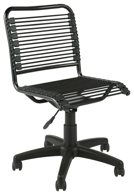 Eurostyle Bungie Low Back Office Chair in Black and Graphite Black