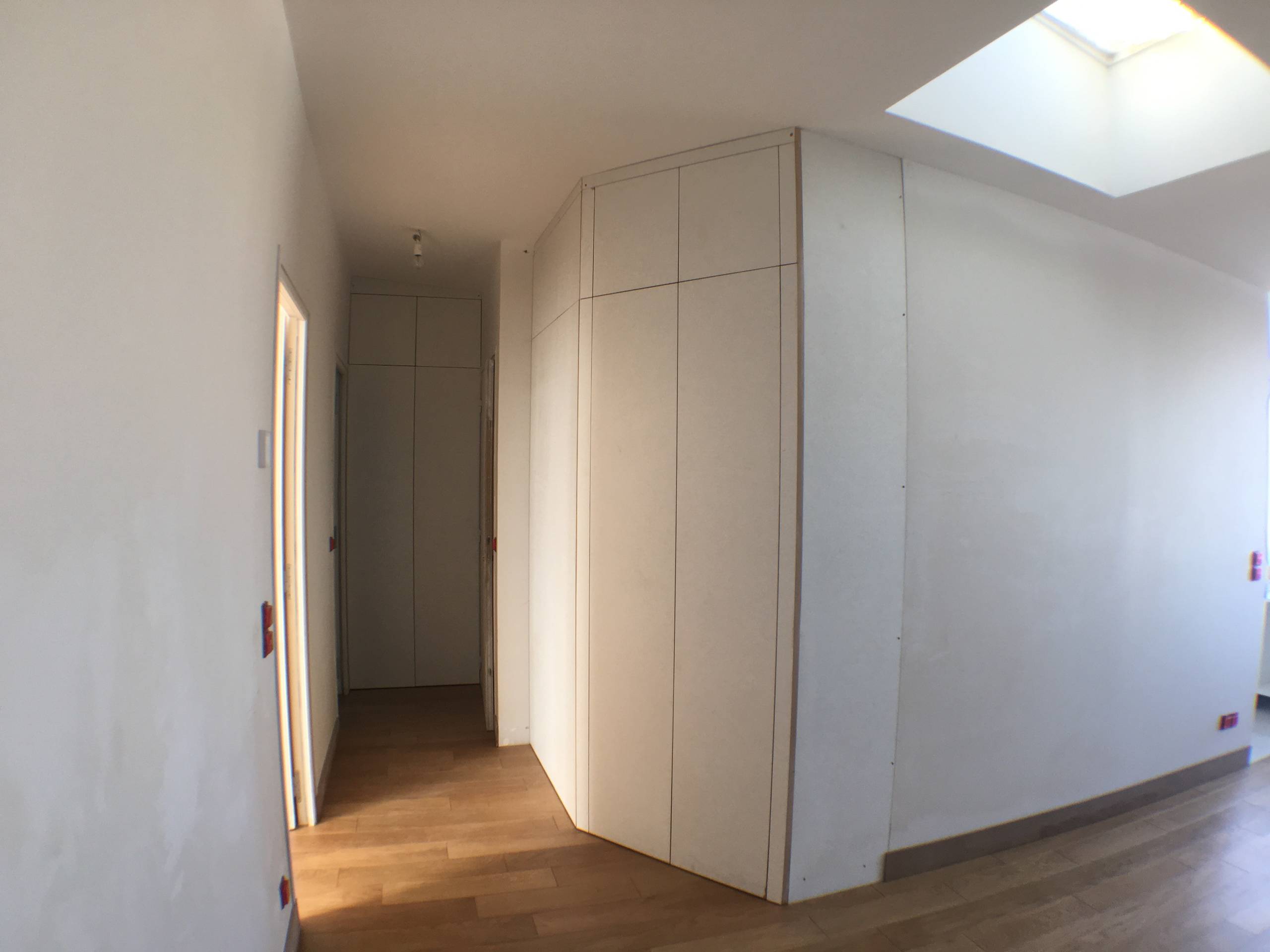 Extantion grenier en 2 appartements