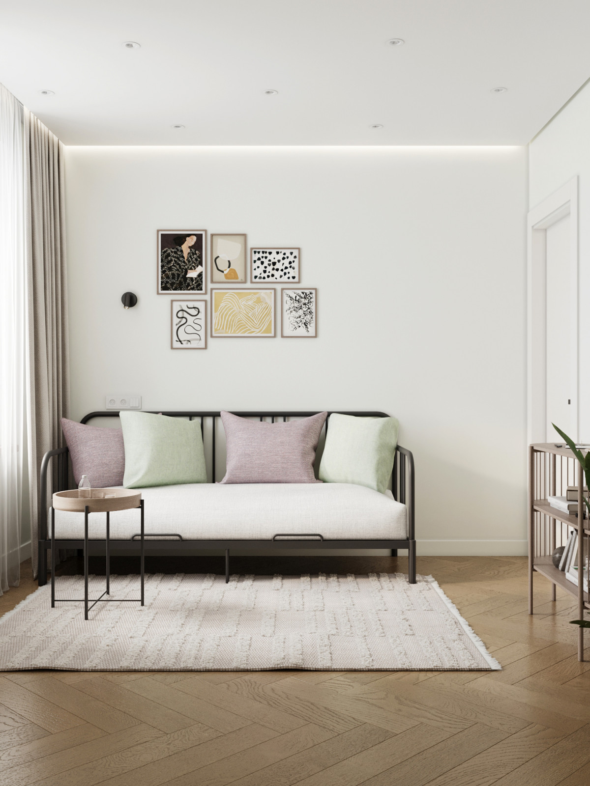 Трехкомнатная квартира в городе Дубнаа