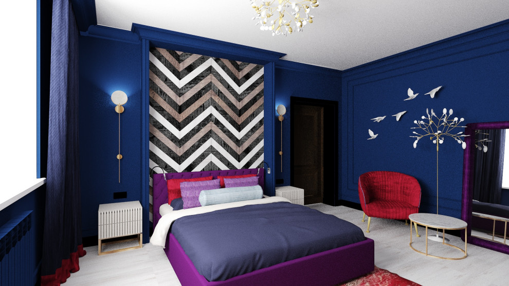 Спальня для креативной девушки