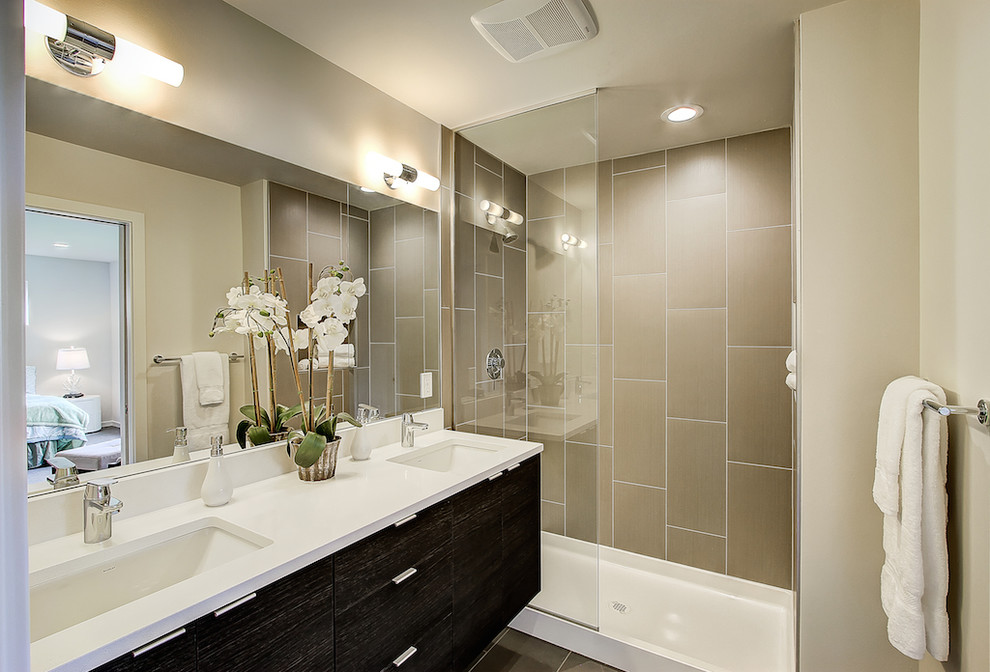 Inspiration for a transitional bathroom remodel in Seattle