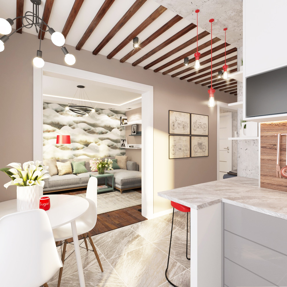 Дизайн Кухни-Гостиной