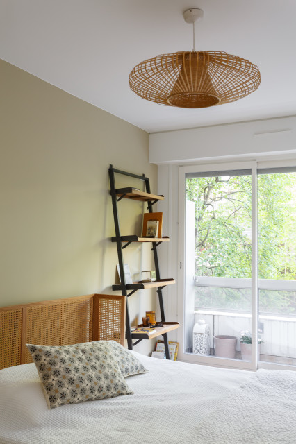 Appartement fonctionnel r&eacute;nov&eacute; dans des tons pastels - Projet Alleray modern-bedroom