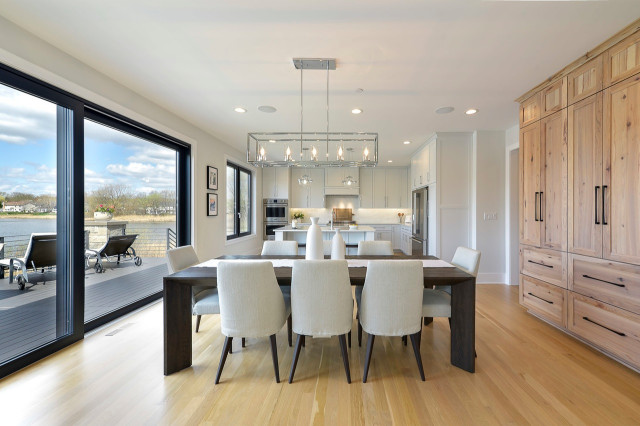 Poplar Home - Custom Home transitional-dining-room