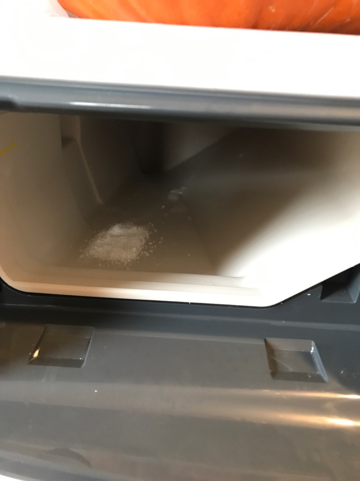 Electrolux washer powder under dispenser
