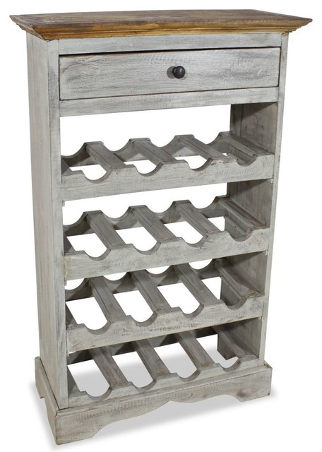 farmhouse wine rack cabinet