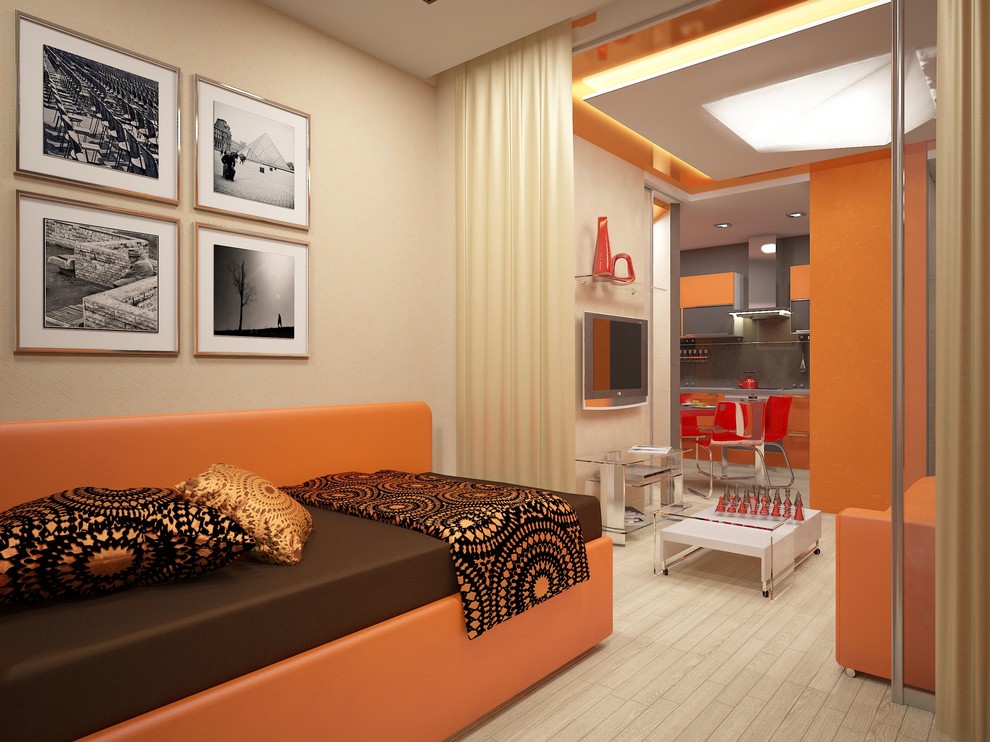 Однушка, площадью 34,4 м2. Преображение.