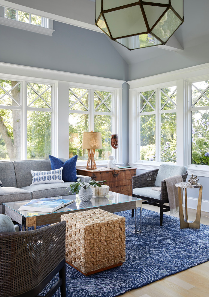 Darien Coastal - Beach Style - Sunroom - New York - by Shor Home