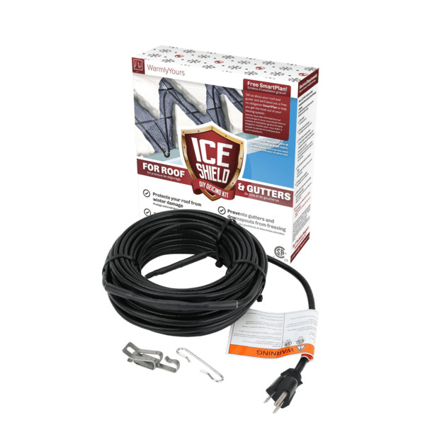 Roof & Gutter DeIcing Cable Kit (5W Per Ft.), 100 Feet Traditional