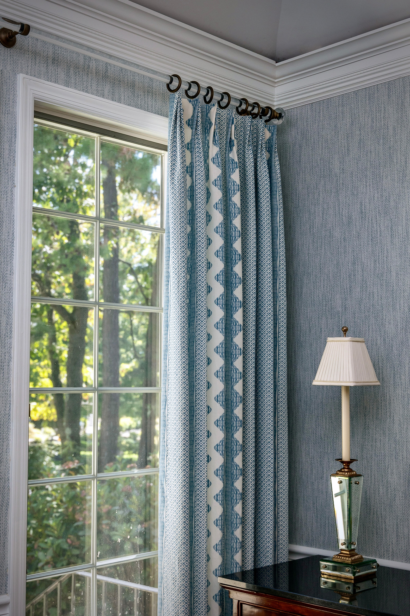 Dining Room Window Treatment - Detail