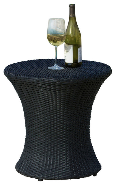 Gdf Studio Lorenzo Outdoor Wicker Accent Table Tropical Gdf Studio Lorenzo Outdoor Wicker Accent Table Tropical Side Tables By Gdfstudio