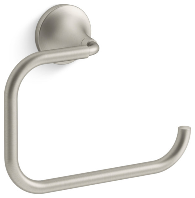 Design House Ames Towel Ring - Brushed Nickel, Transitional Style For Bathroom Or Kitchen - View #7