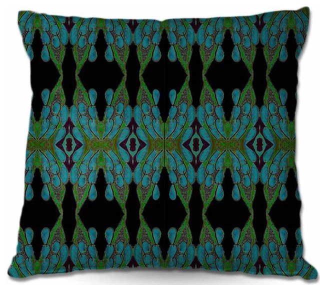 Pillow Woven Poplin from DiaNoche Designs - Deep Blue Sea