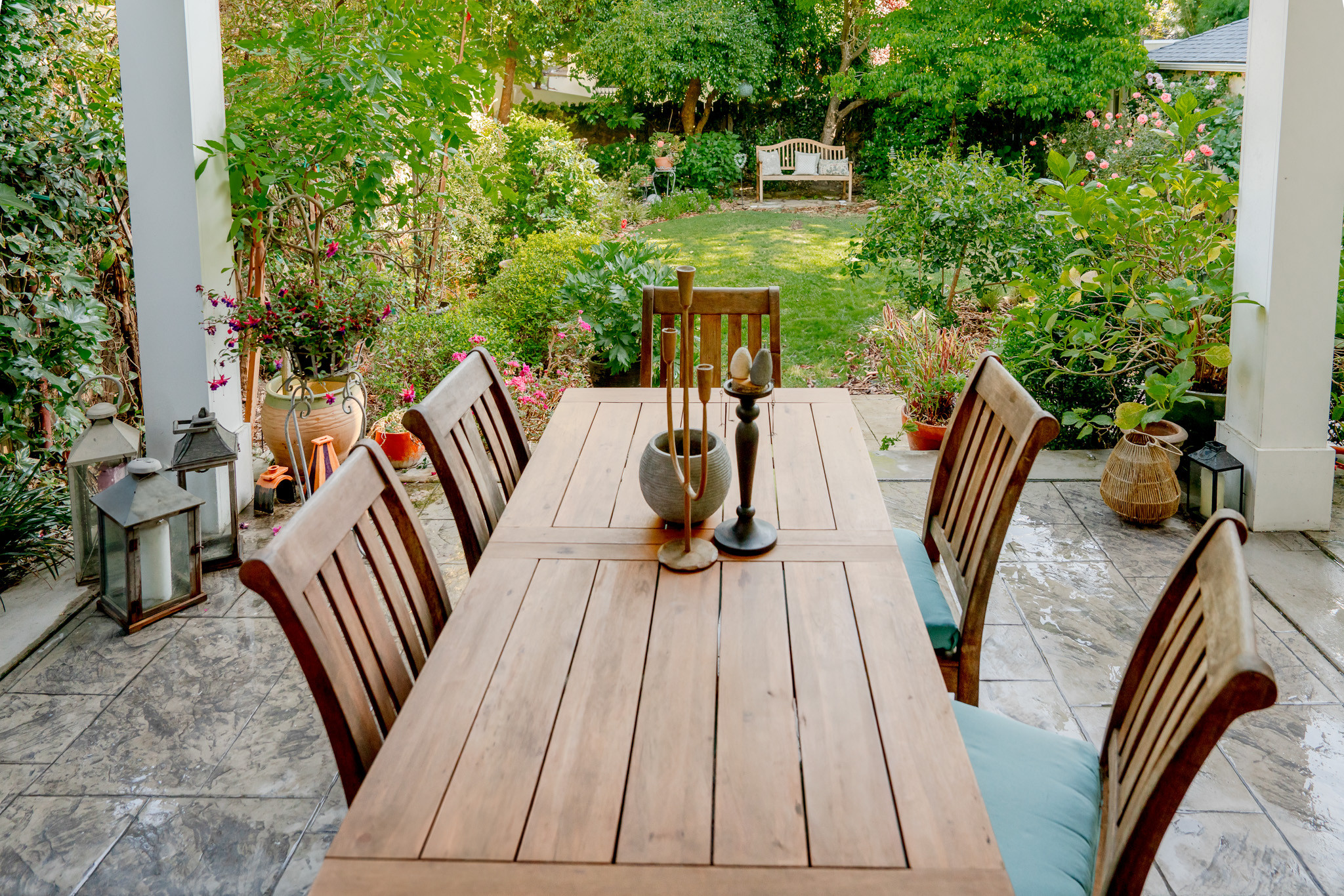 Sheltered Dining With A View