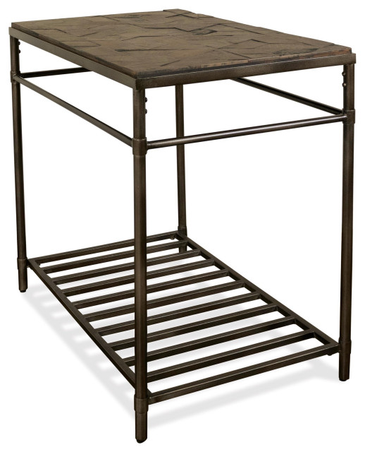 Riverside Furniture Hillcrest Chairside Table Transitional Side