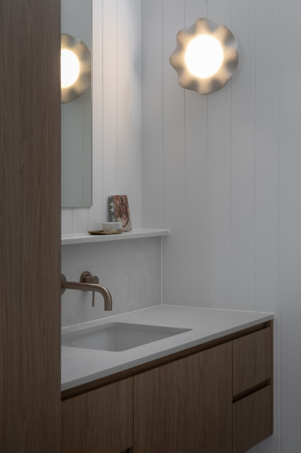 Hawthorne House contemporary-powder-room
