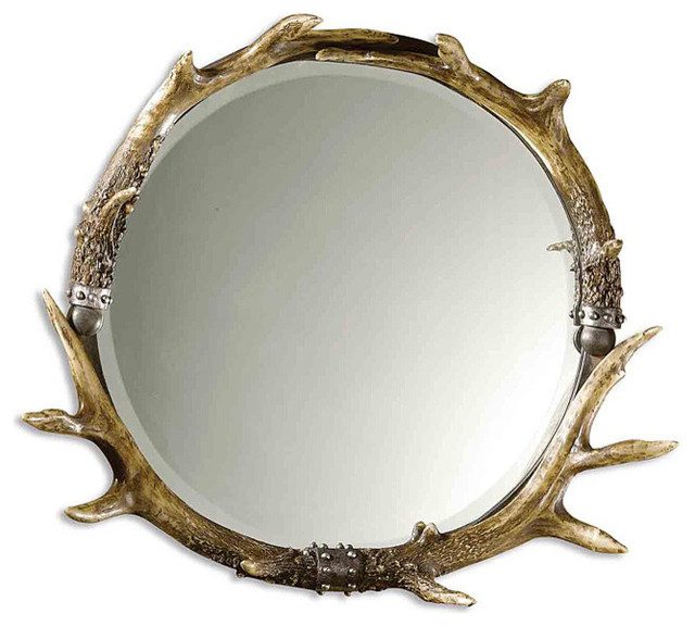 Uttermost Stag Horn Mirror