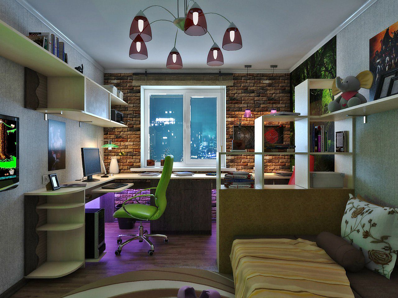 Детская комната мальчика