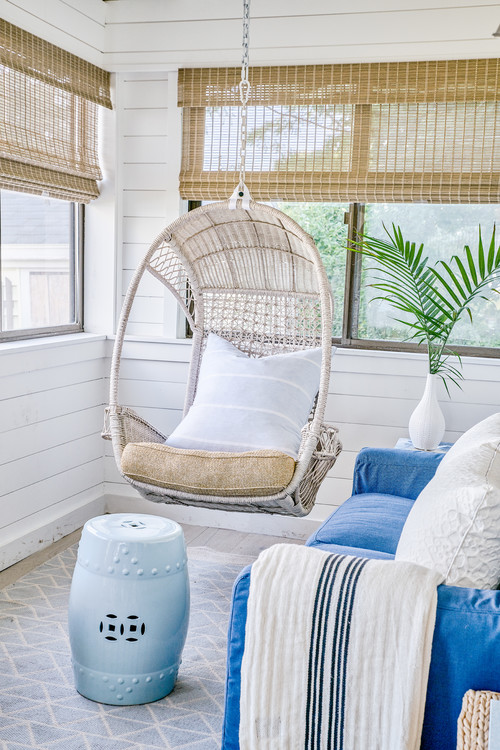 small balcony and patio swing chairs