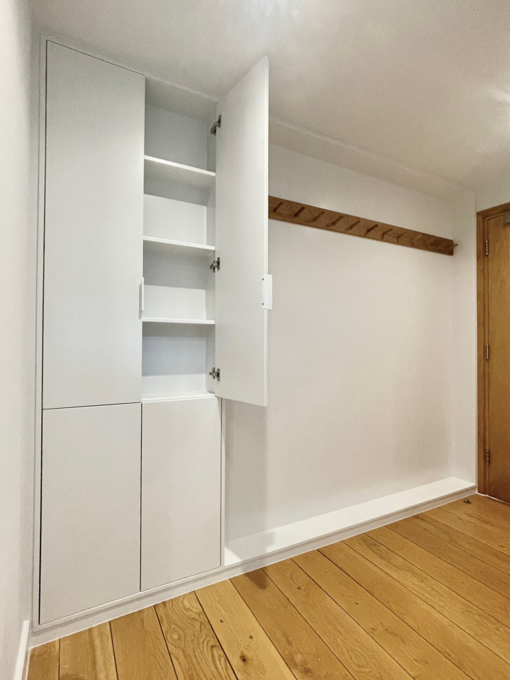 Storage solutions for a tricky entrance space
