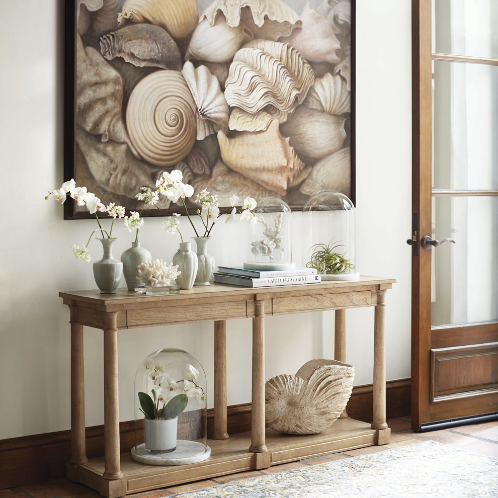 This is an example of a beach style entryway in Other.