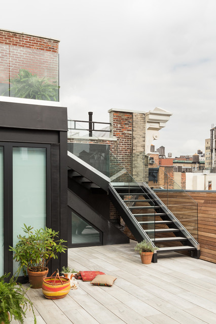 SoHo Rooftop Deck industrielt-gaardhave
