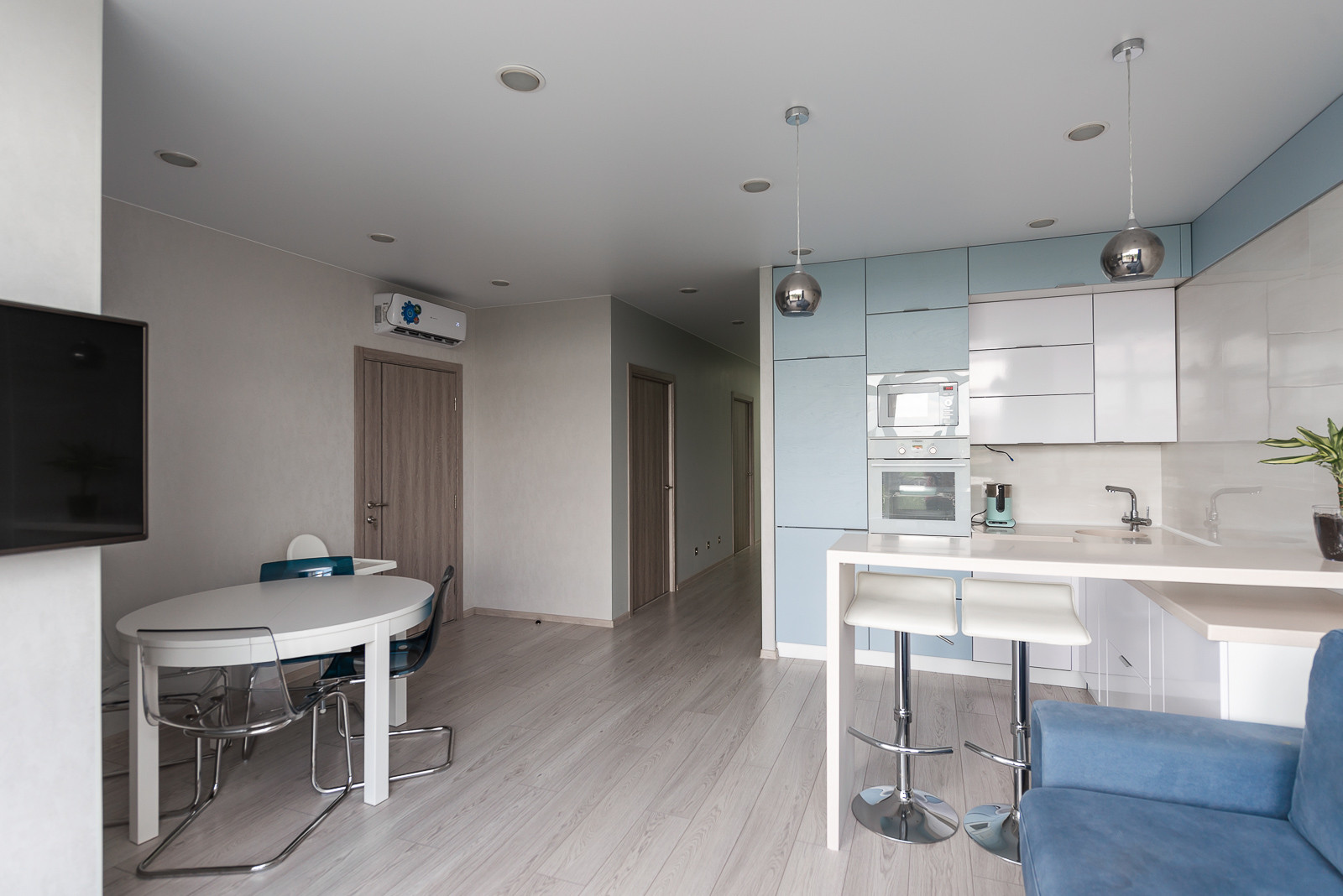 Кухня гостиная в современном стиле