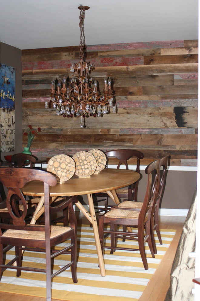 Dining Room Wall Art - Rustic - Chicago - by Reclaimed Wood Chicago | Houzz