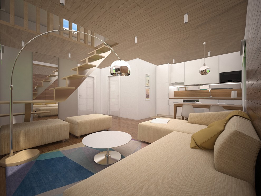 2 этажный дом 72 кв.м., интерьер в Скандинавском стиле.