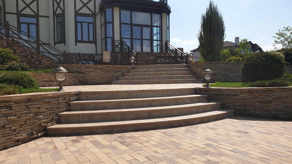 Проект участка с террасированием.