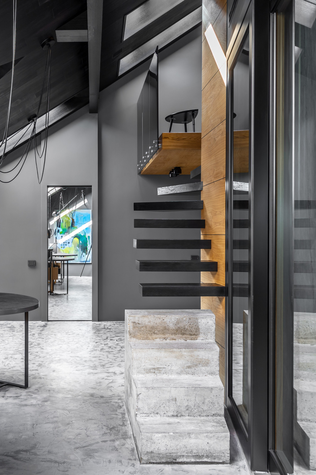 Офис в мансарде